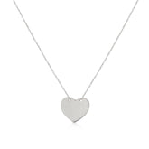 שרשרת כסף טהור עם תליון לב